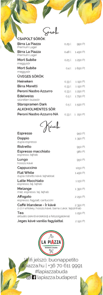 la-piazza-menü