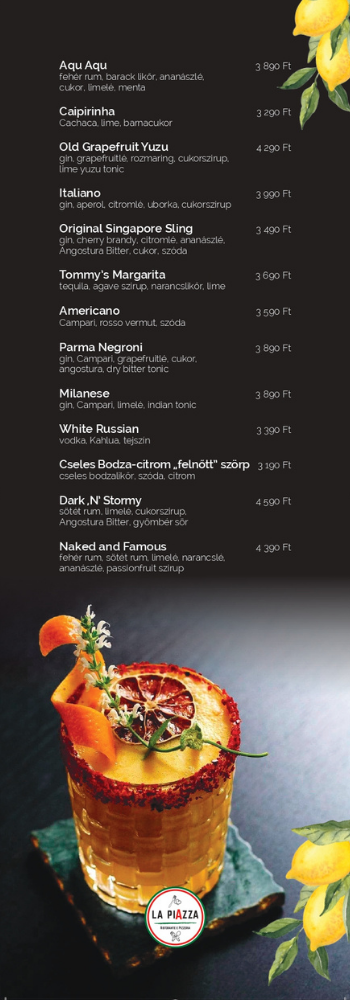 la-piazza-menü